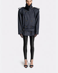 BELTED TRENCH 6707 DENIM
