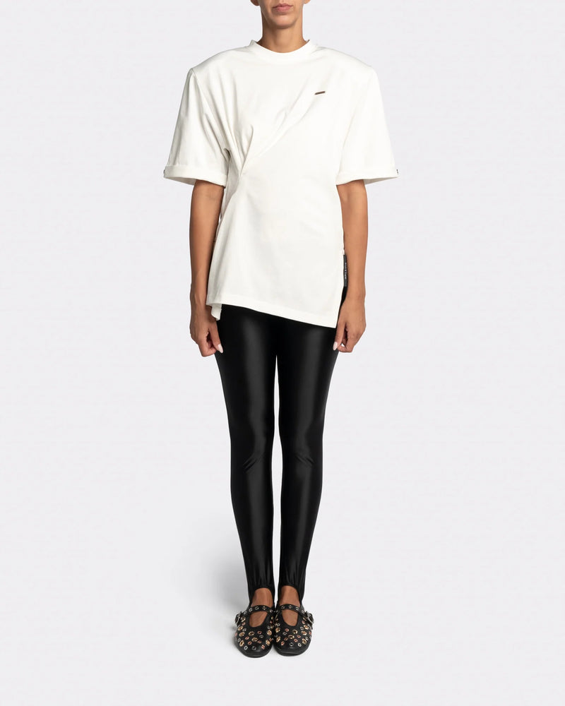 Assymetric T-shirt wit