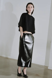 Ibbe Boxy Tee zwart