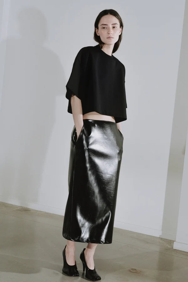 Ibbe Boxy Tee zwart