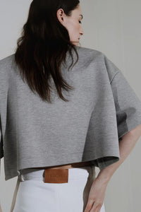 RH3071 Ibbe Boxy Tee Grijs