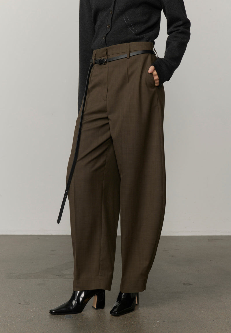 DANTE MID WAIST PANTS khaki