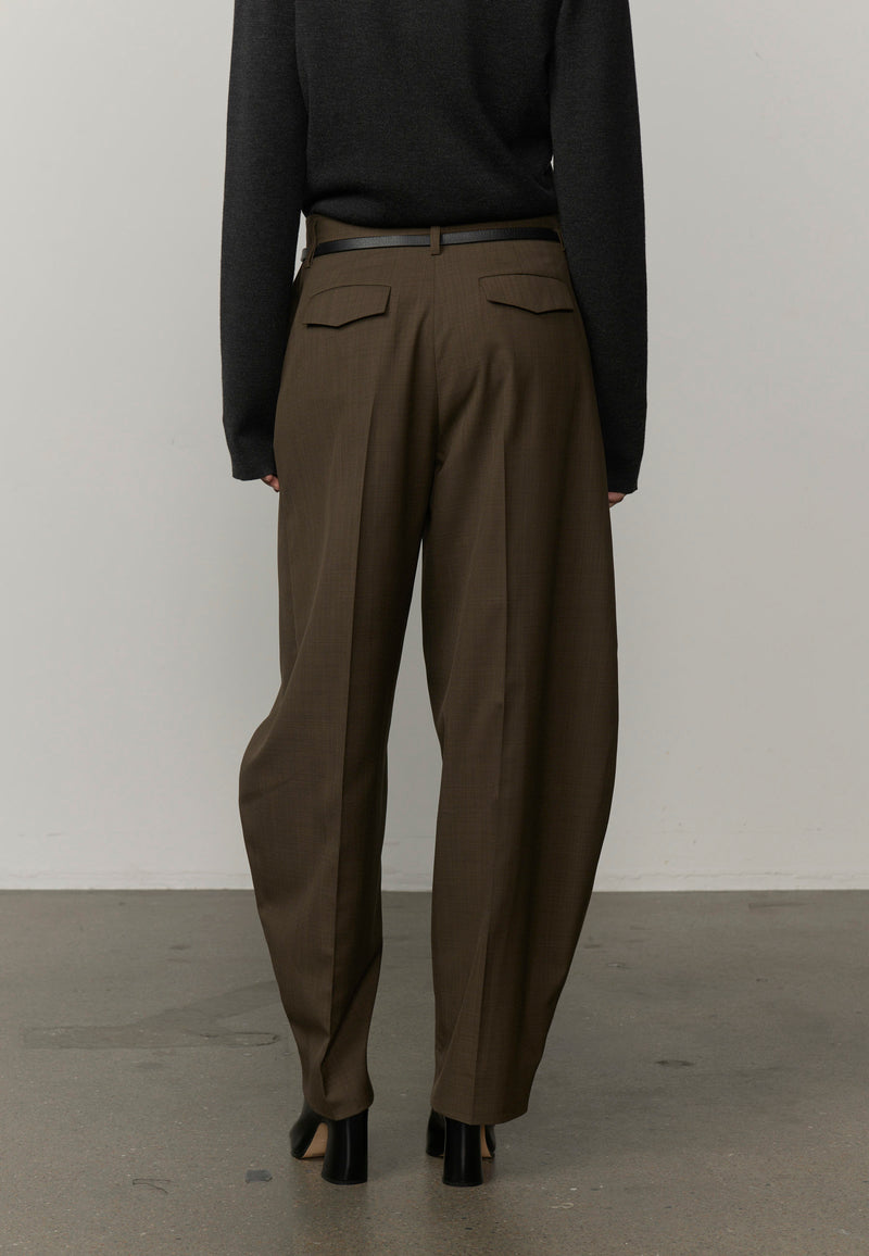 DANTE MID WAIST PANTS khaki