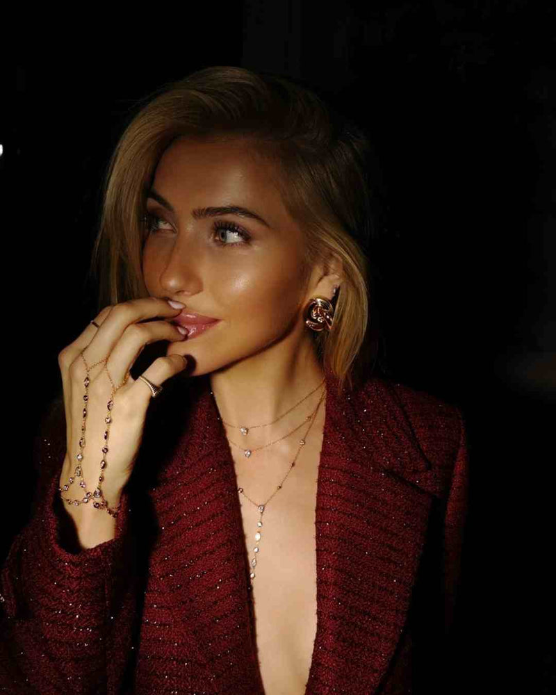 De Alessia oorbellen – gold plated