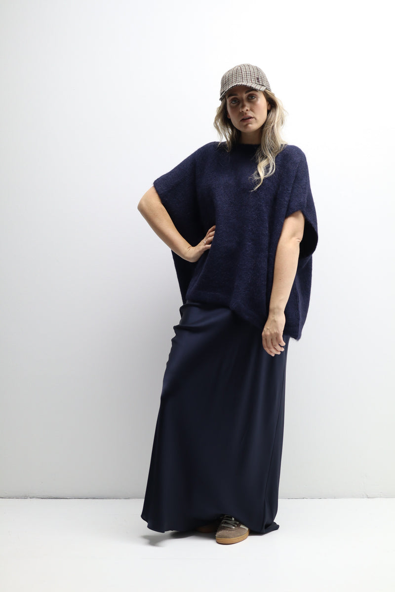 Bar Silk Maxi Skirt