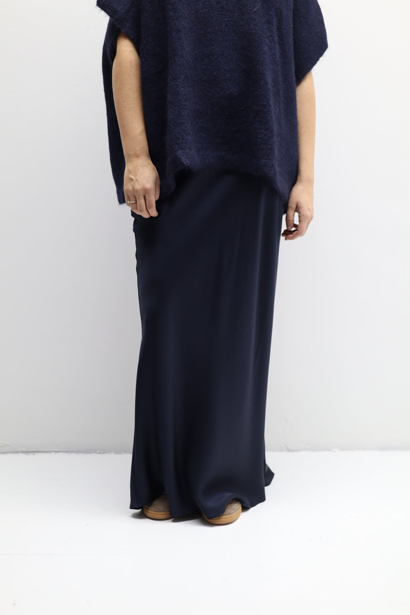 Bar Silk Maxi Skirt