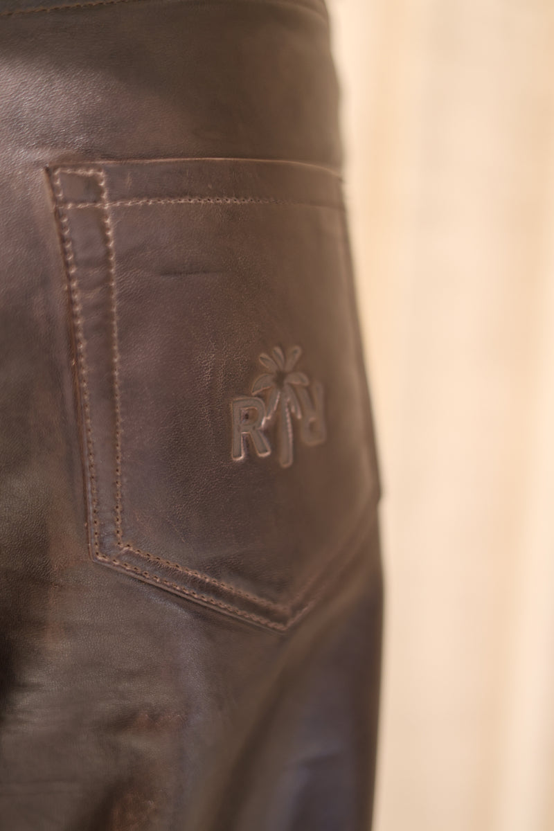 Grayce Lamb Leather Pants