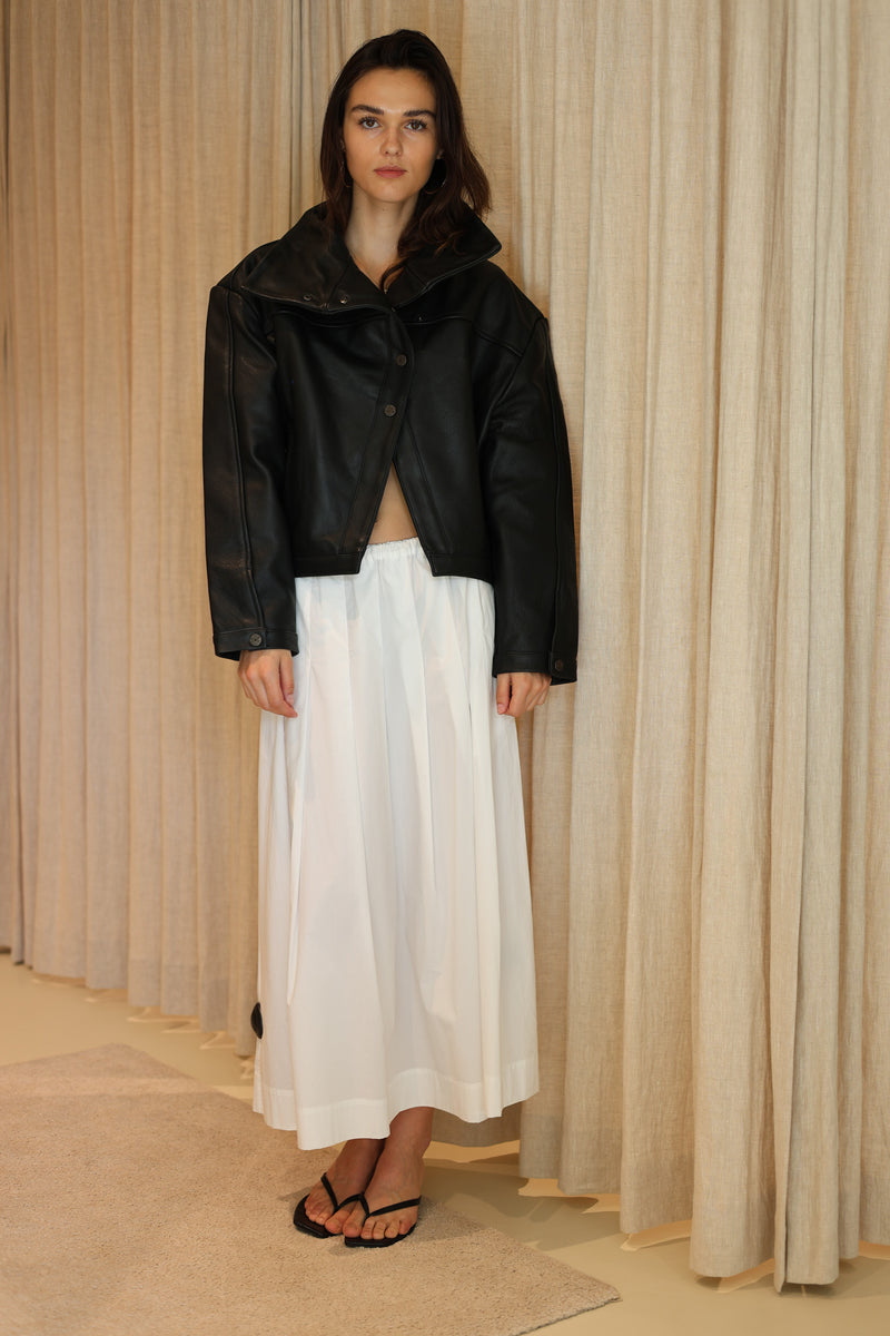 Kaia Leather Jacket Black