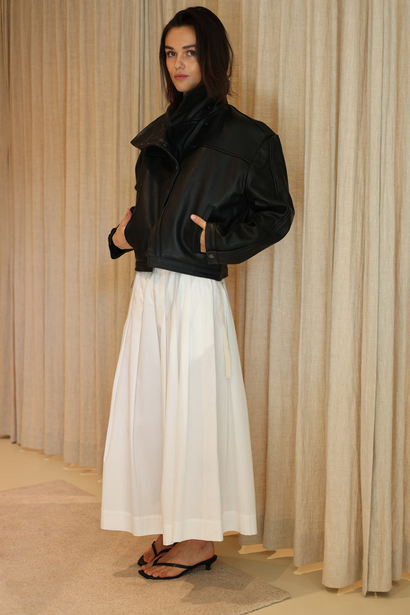 Kaia Leather Jacket Black