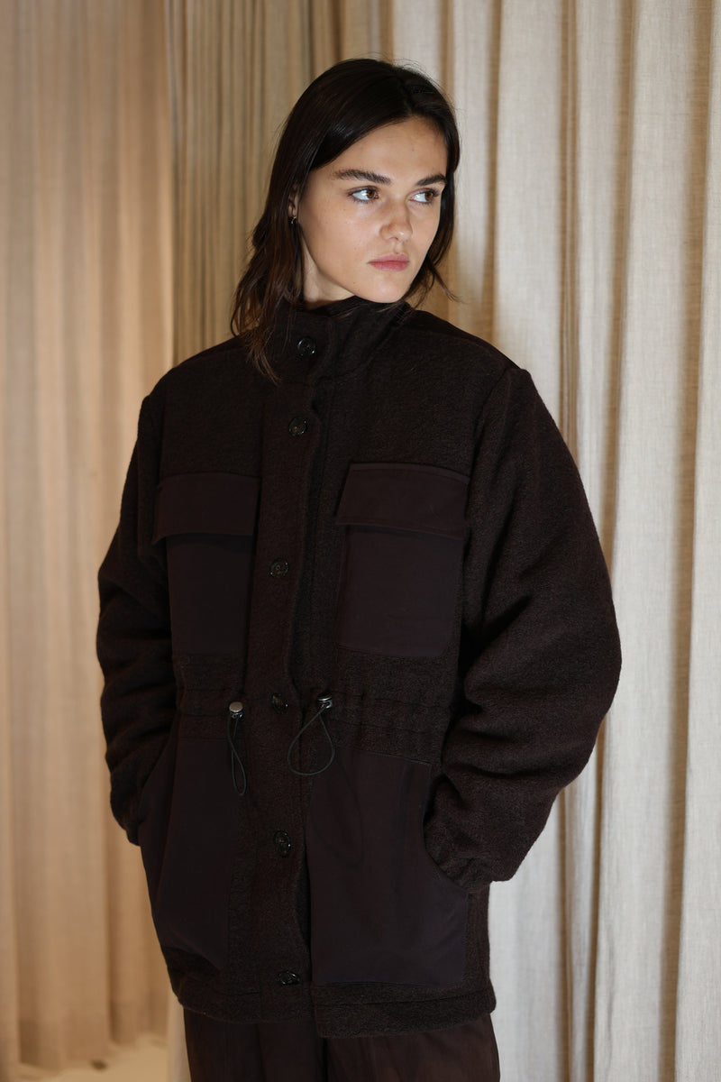 OBRIGADA WOOLY JACKET - Bruin