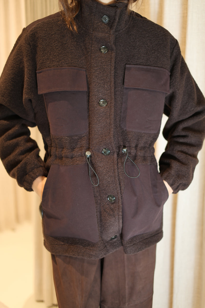 OBRIGADA WOOLY JACKET - Bruin