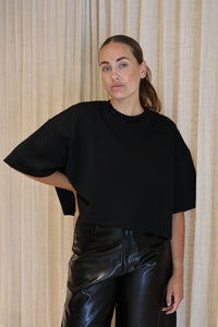 Ibbe Boxy Tee zwart