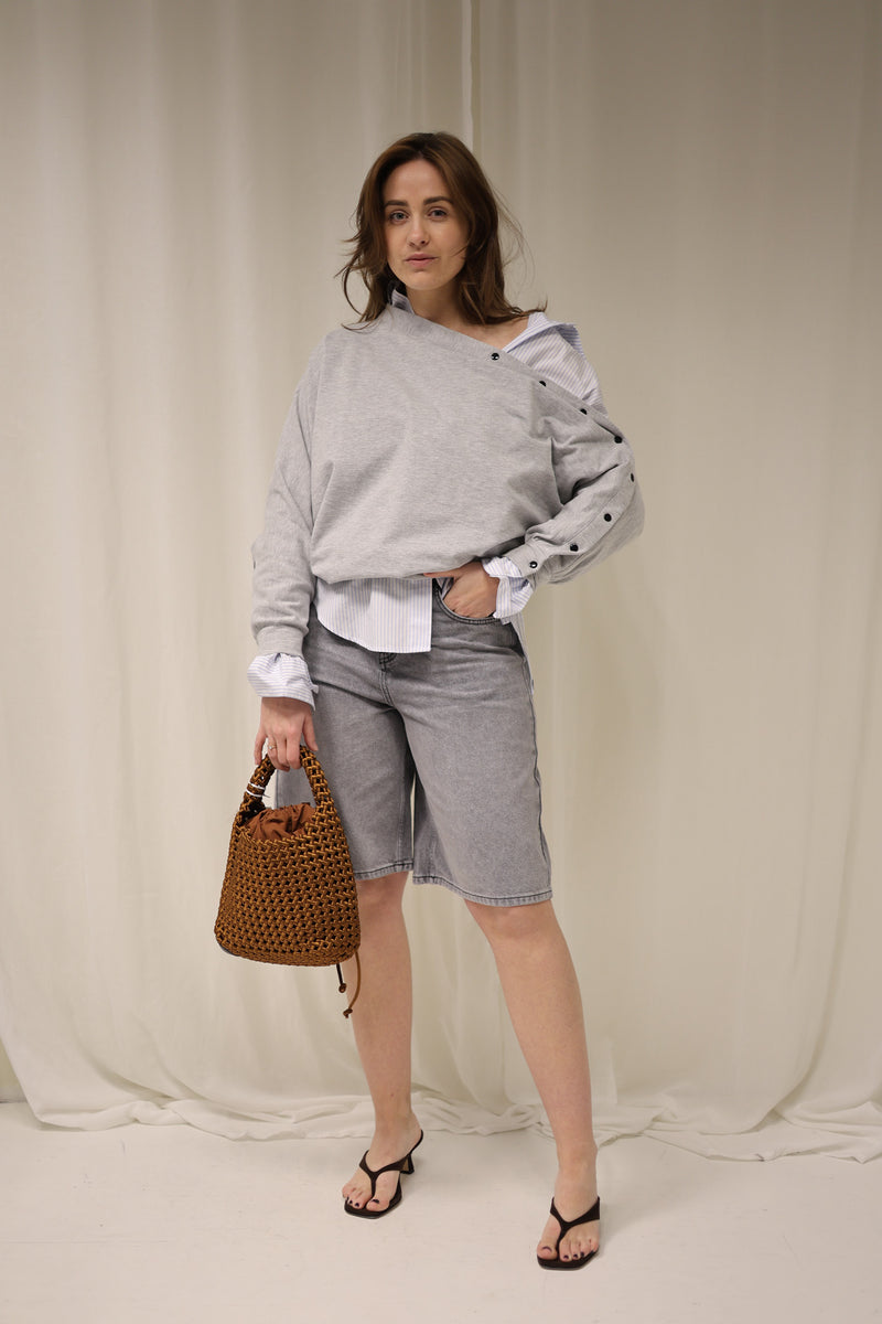 CHARO LOOSE DENIM SHORTS
