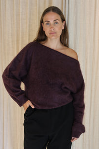 ERIKA CASHMERE OFF SHOULDER