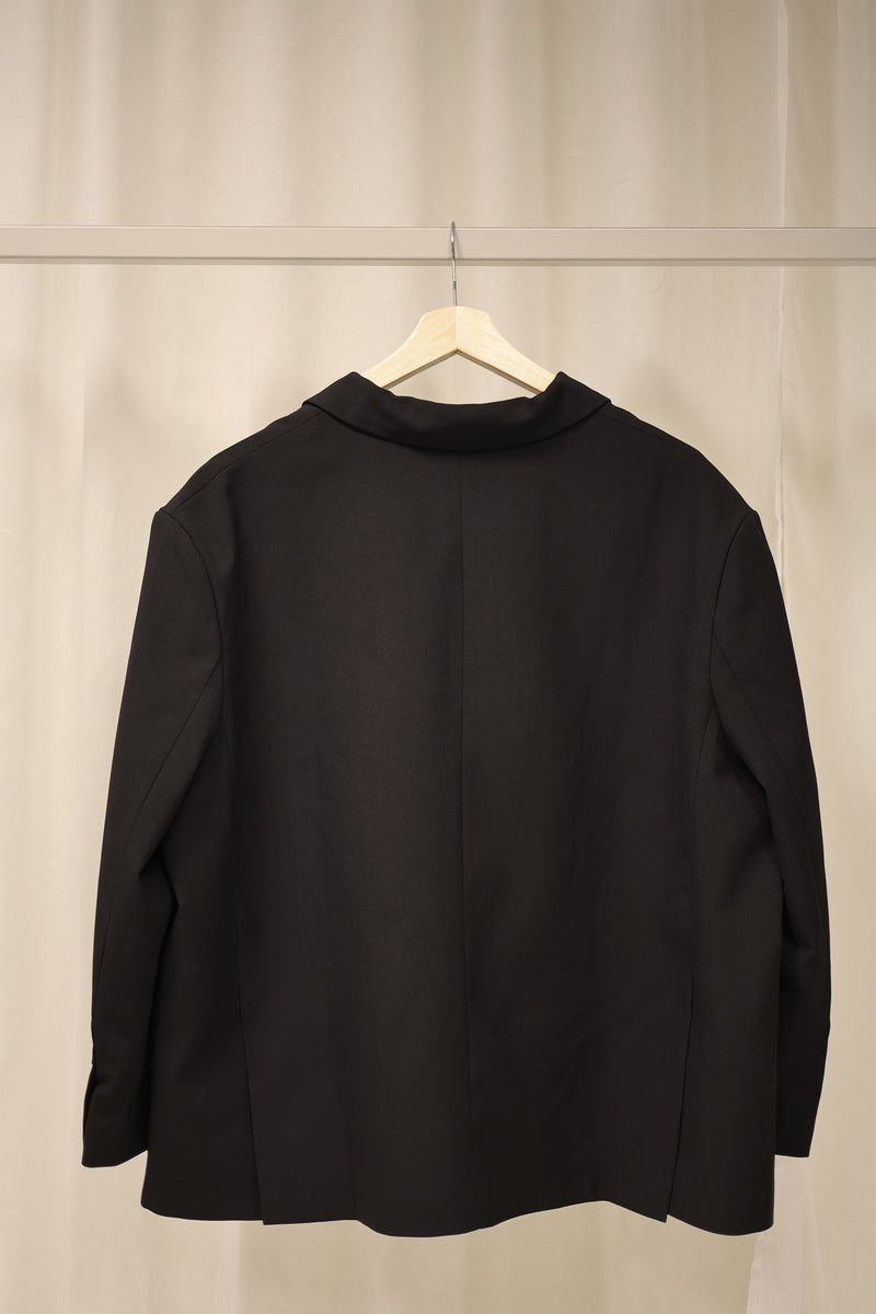 Bouclé signature oversized blazer