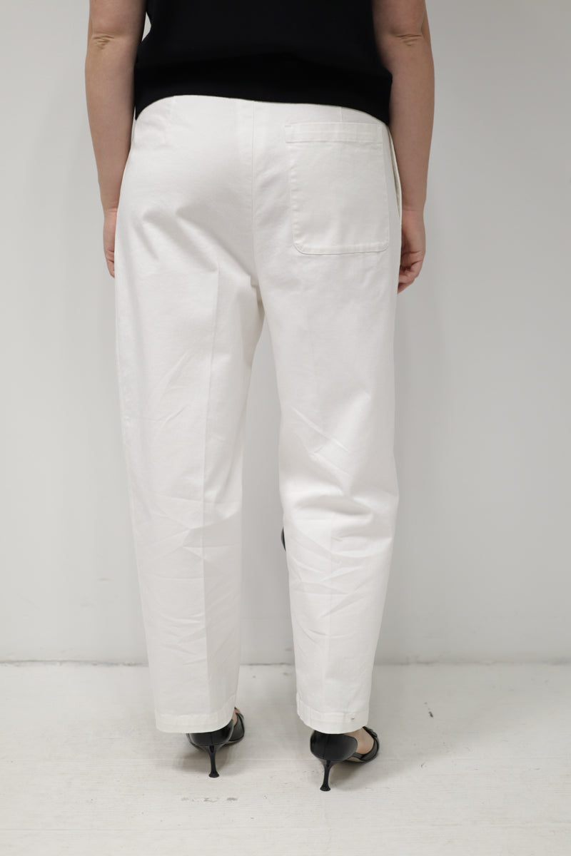 Trousers Roxanne Traverso Bianco