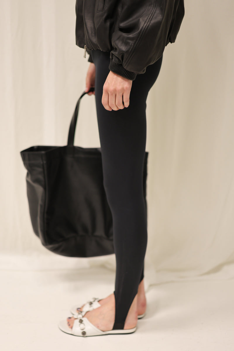 LEGGING BOUCLE NEW - Zwart