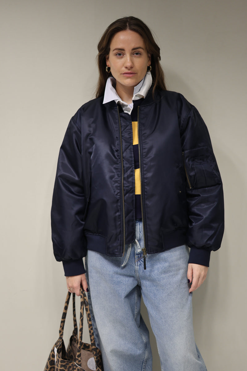 Leon bomber - Donker Blauw