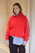 Scottie Zip Up poppy red