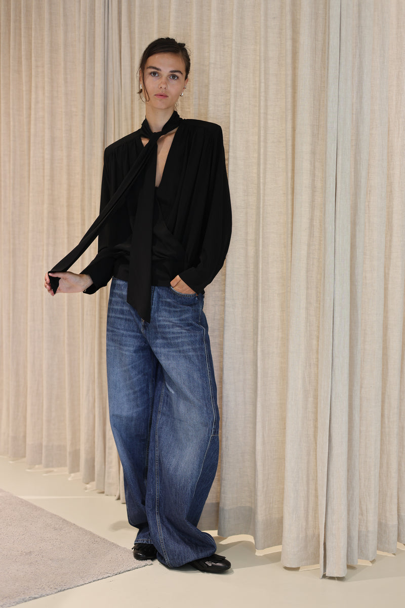 JUAN SILK BLOUSE