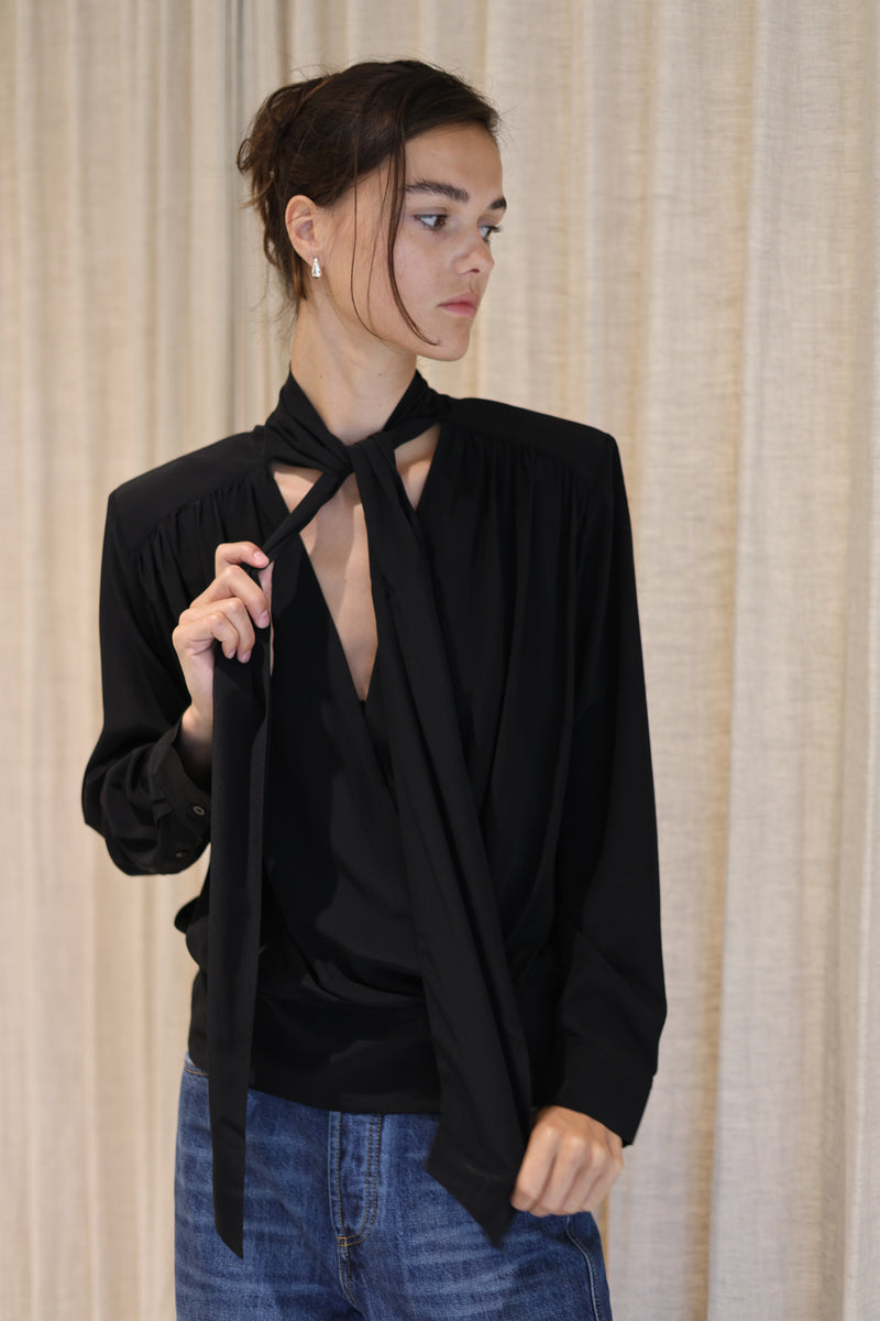 JUAN SILK BLOUSE