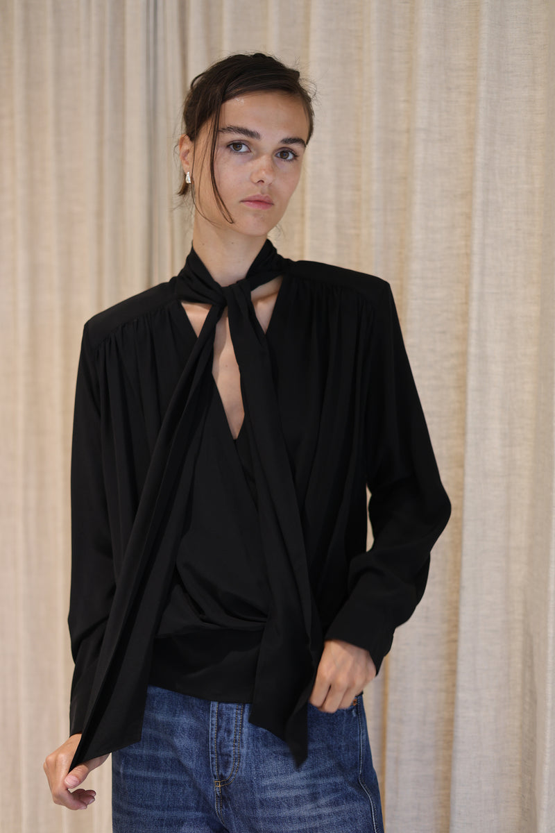 JUAN SILK BLOUSE