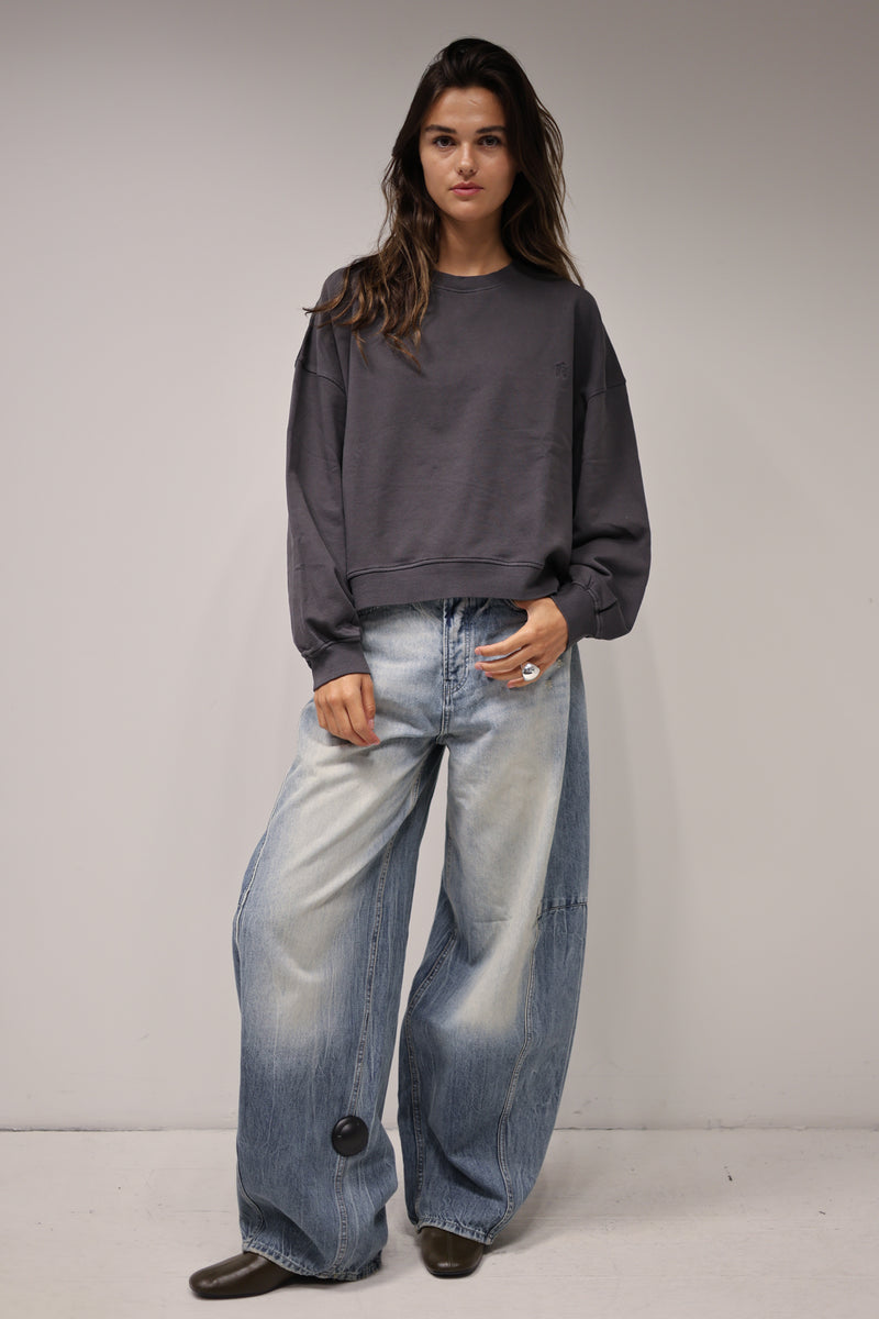 BOUCLÉ Crop Over - Grijs