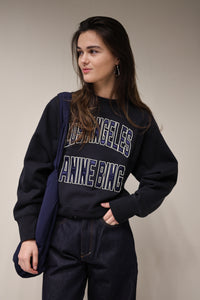 HARRY SHRUNKEN SWEATSHIRT LA - VINTAGE BLACK