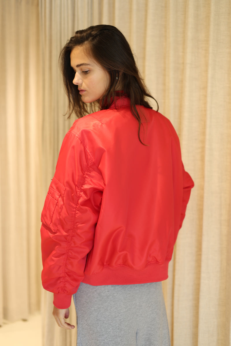 LEON BOMBER - Rood