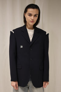 CUT BLAZE - Donker Blauw