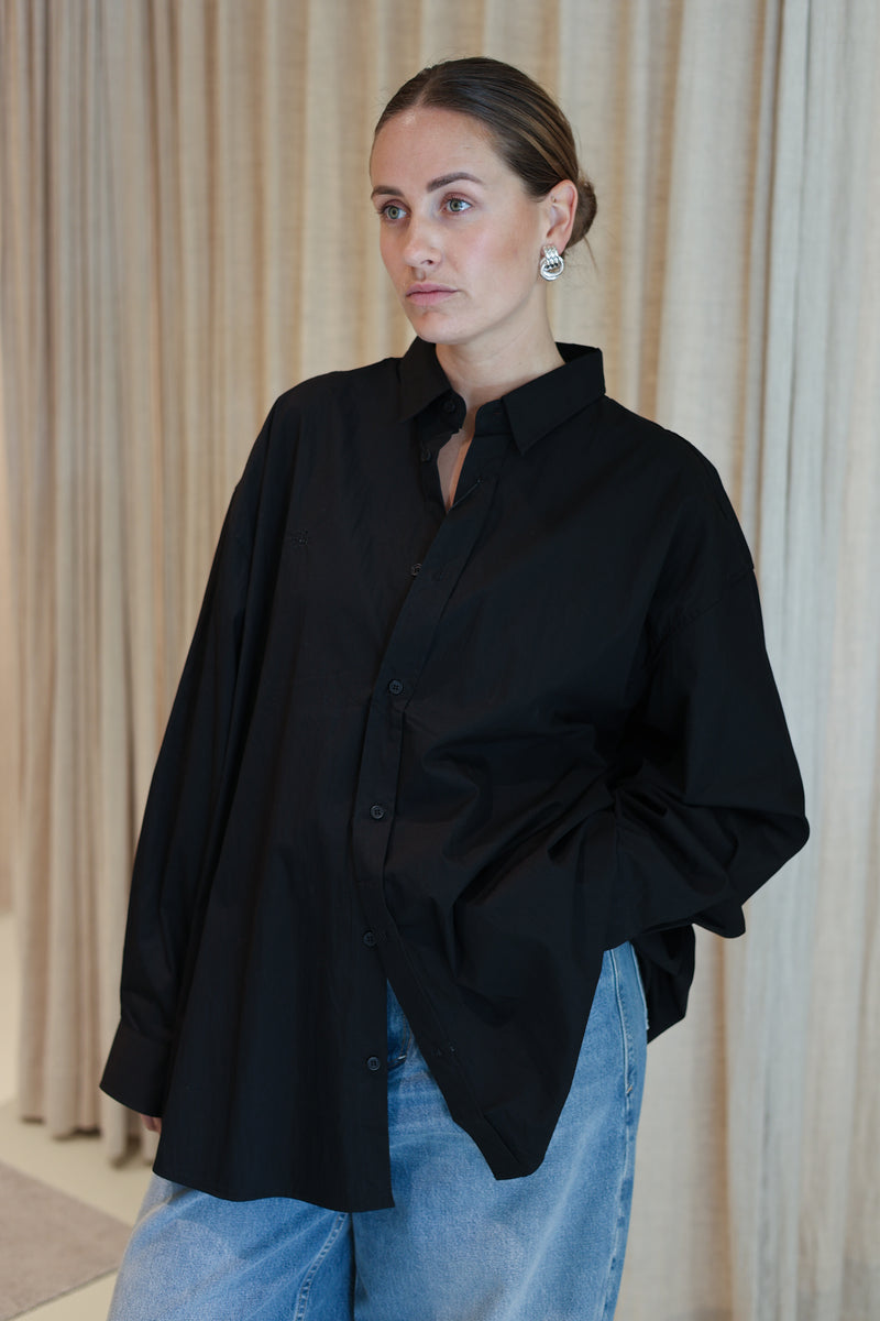 Black Oversized Shirt