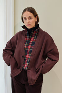 OBLIGATION OVERSIZED CARDIGAN - Rood