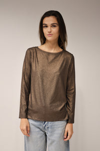 Col bateau manches goud