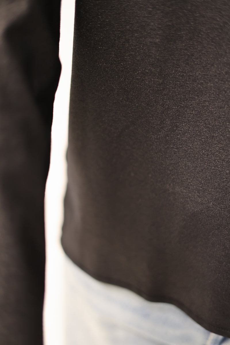 Col bateau manches longue