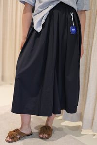 Nylon Long Culottes - Zwart