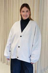 OBLIGATION OVERSIZED CARDIGAN - Grijs
