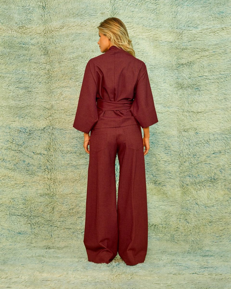 Alaya Top Soft Denim cabernet