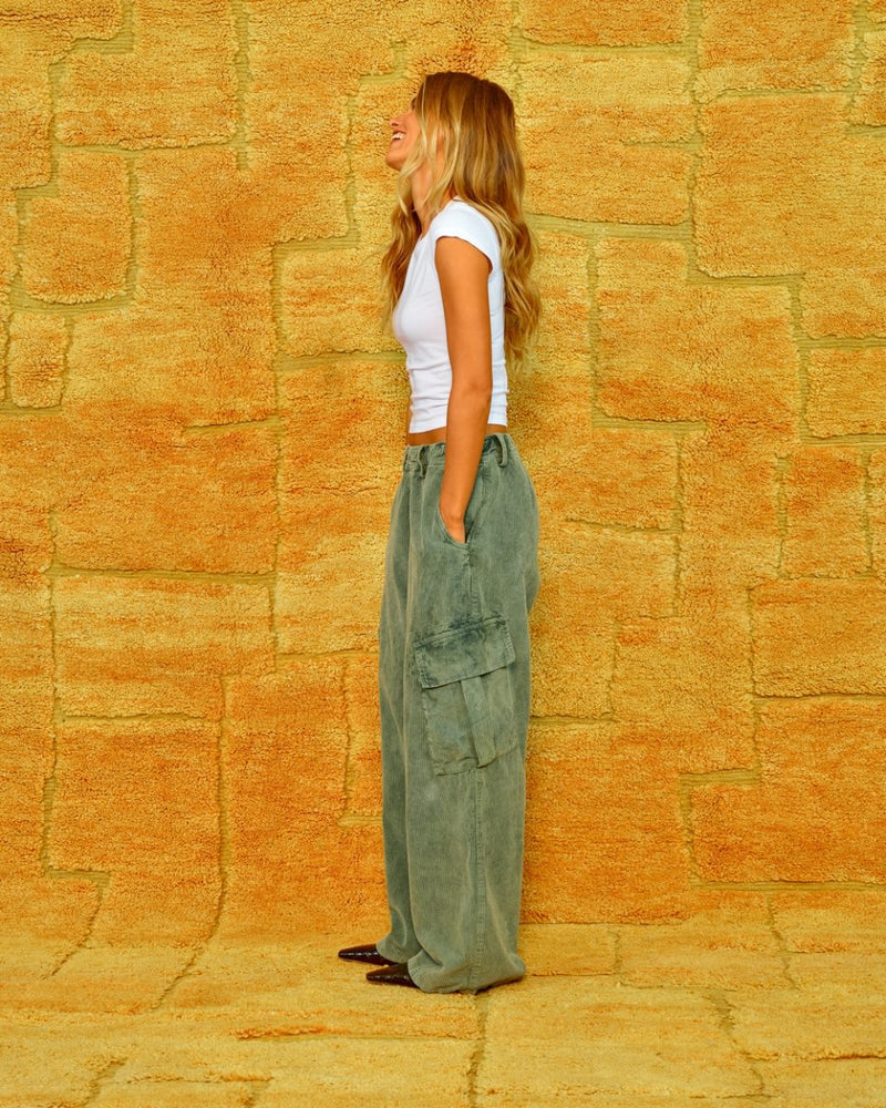 Romeo Baggy Pants Washed Corduroy