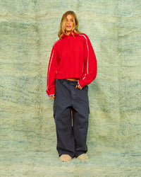 Scottie Zip Up poppy red