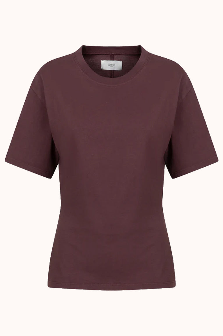 Olga Fitted T-Shirt | Aubergine