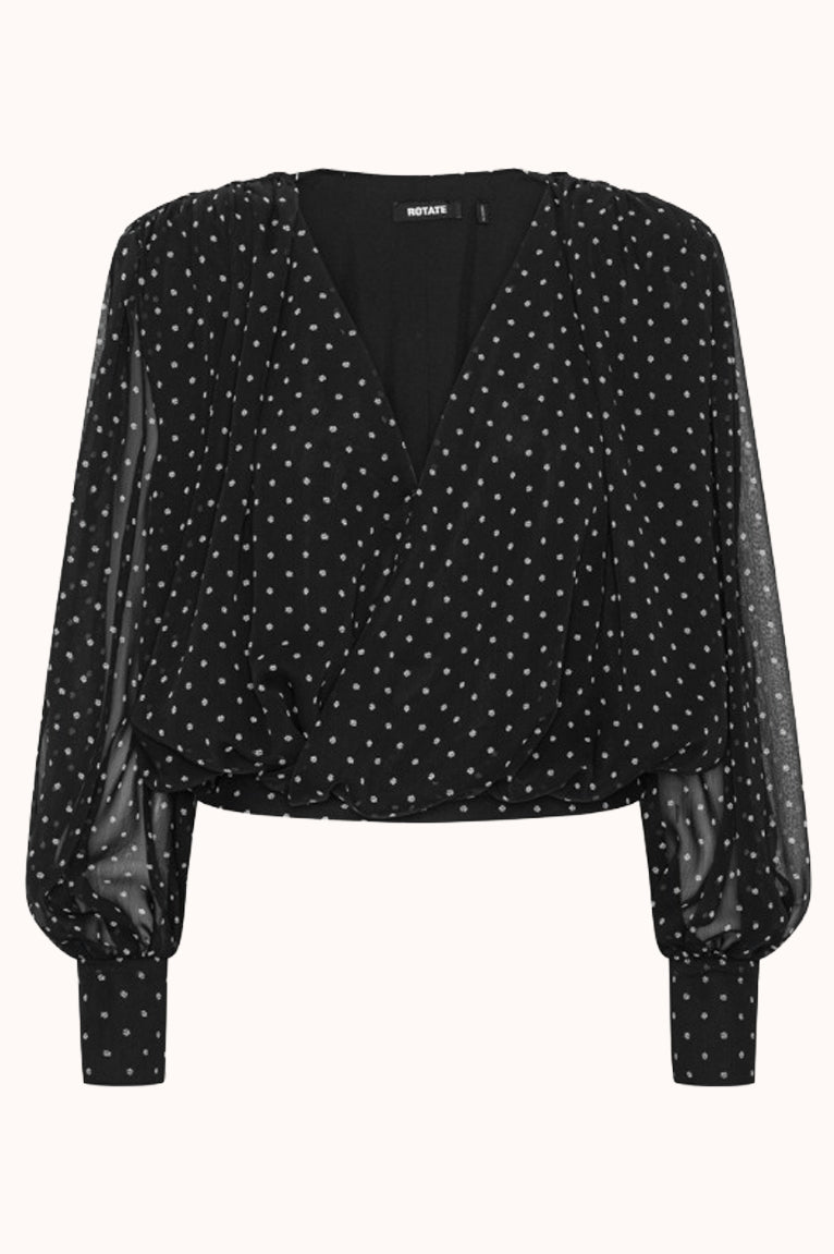 Ls Ruched Blouse