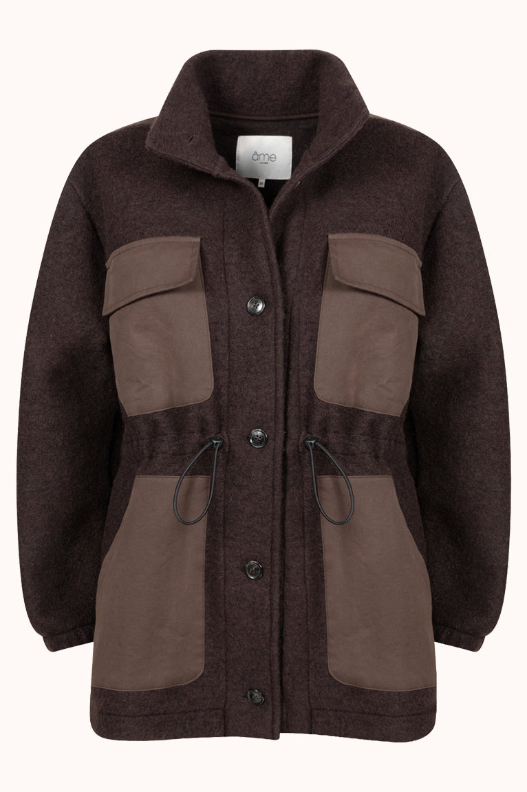 OBRIGADA WOOLY JACKET - Bruin