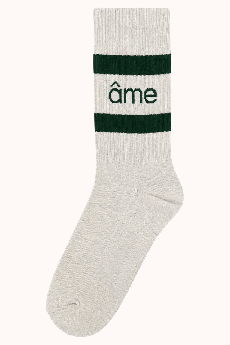 DIEGO ECRU SOCKS - Ecru green
