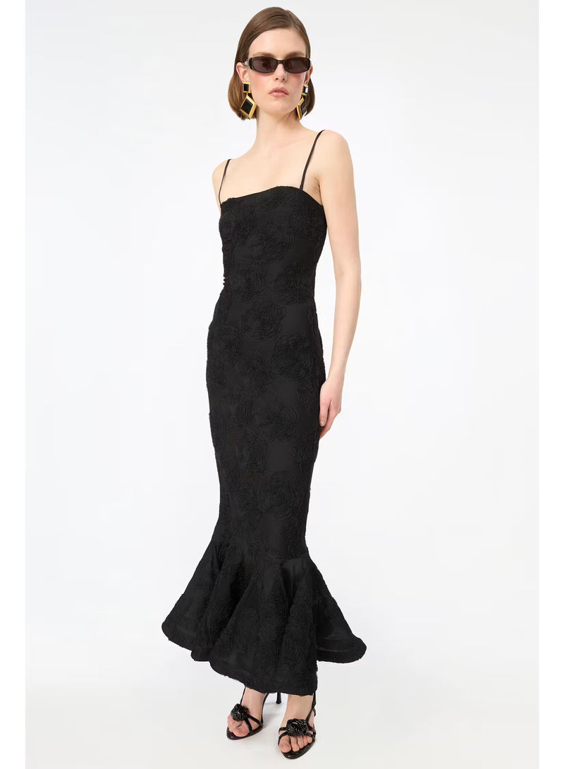 FLOWER MESH DRESS