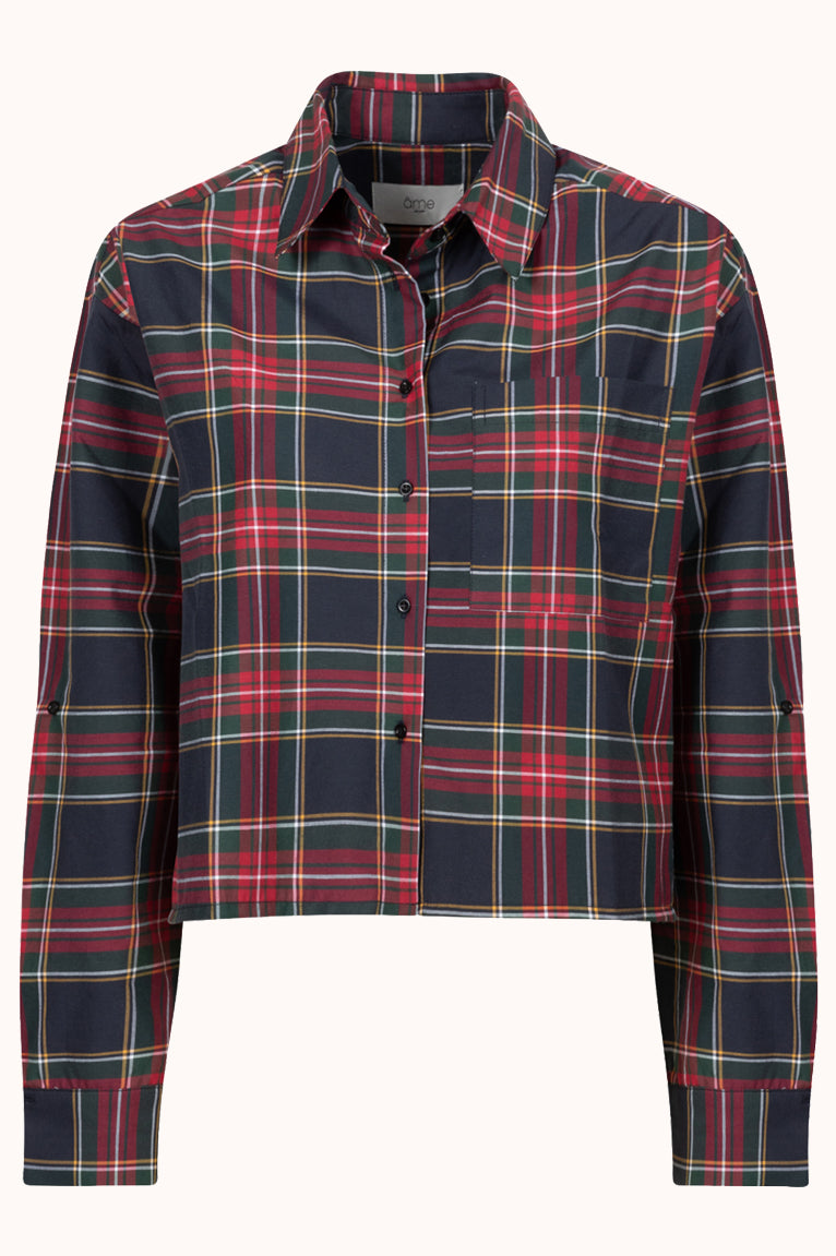 OCEAN CHECKED SHIRT - Rood