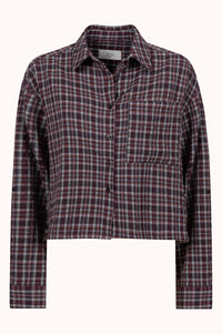 OCEAN CHECKED SHIRT - Rood dessin