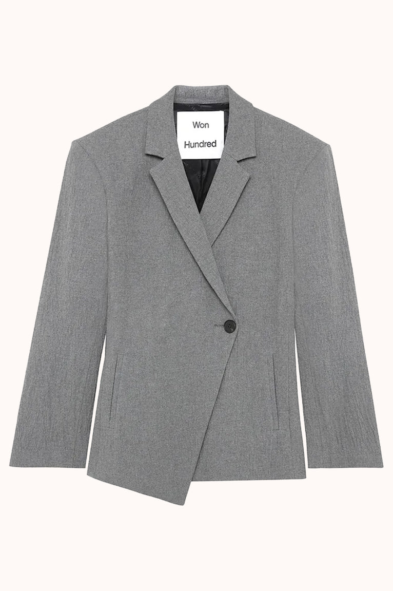 ANORA BLAZER GRANITE GRAY