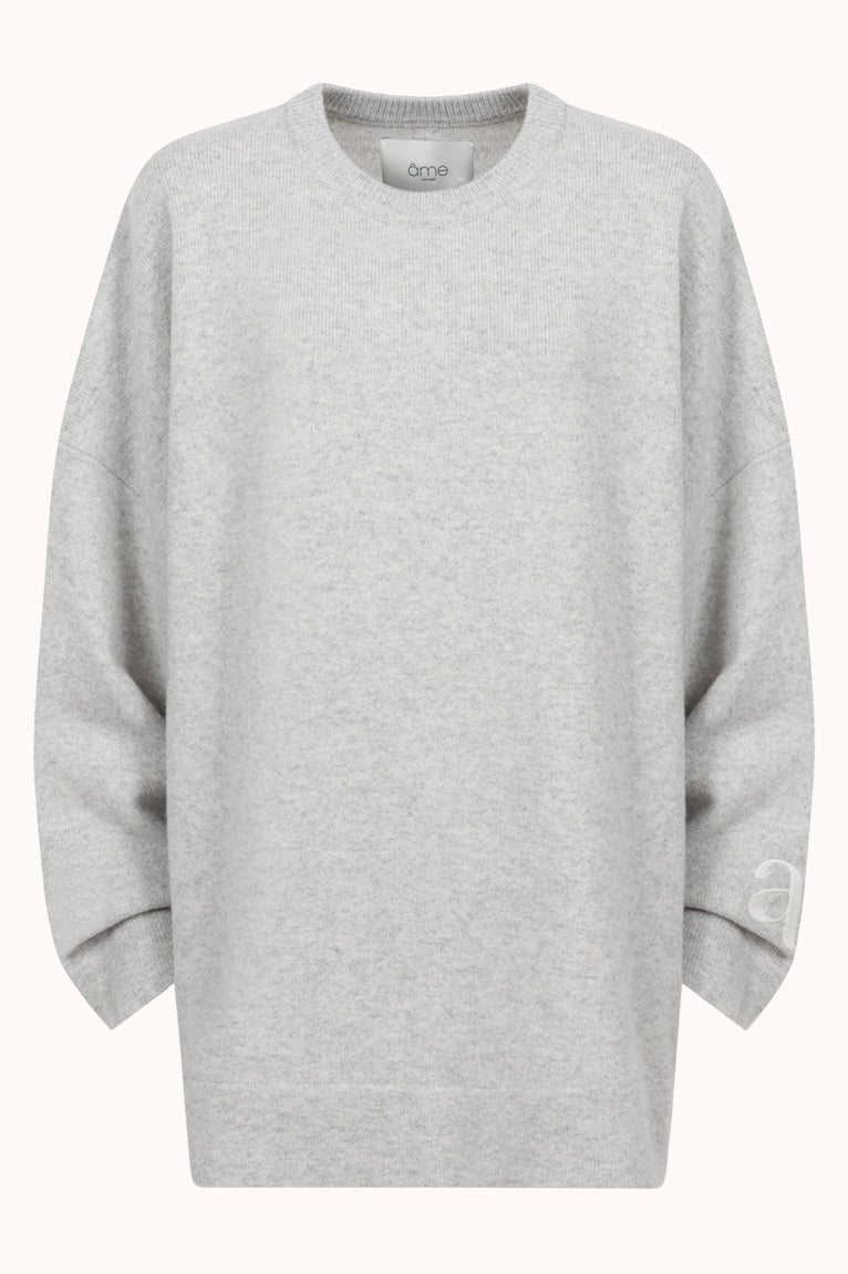 OSLO KNITTED SWEATER - Grijs