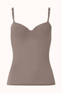 Hanro Allure Padded Bra Camisole Taupe (071462)