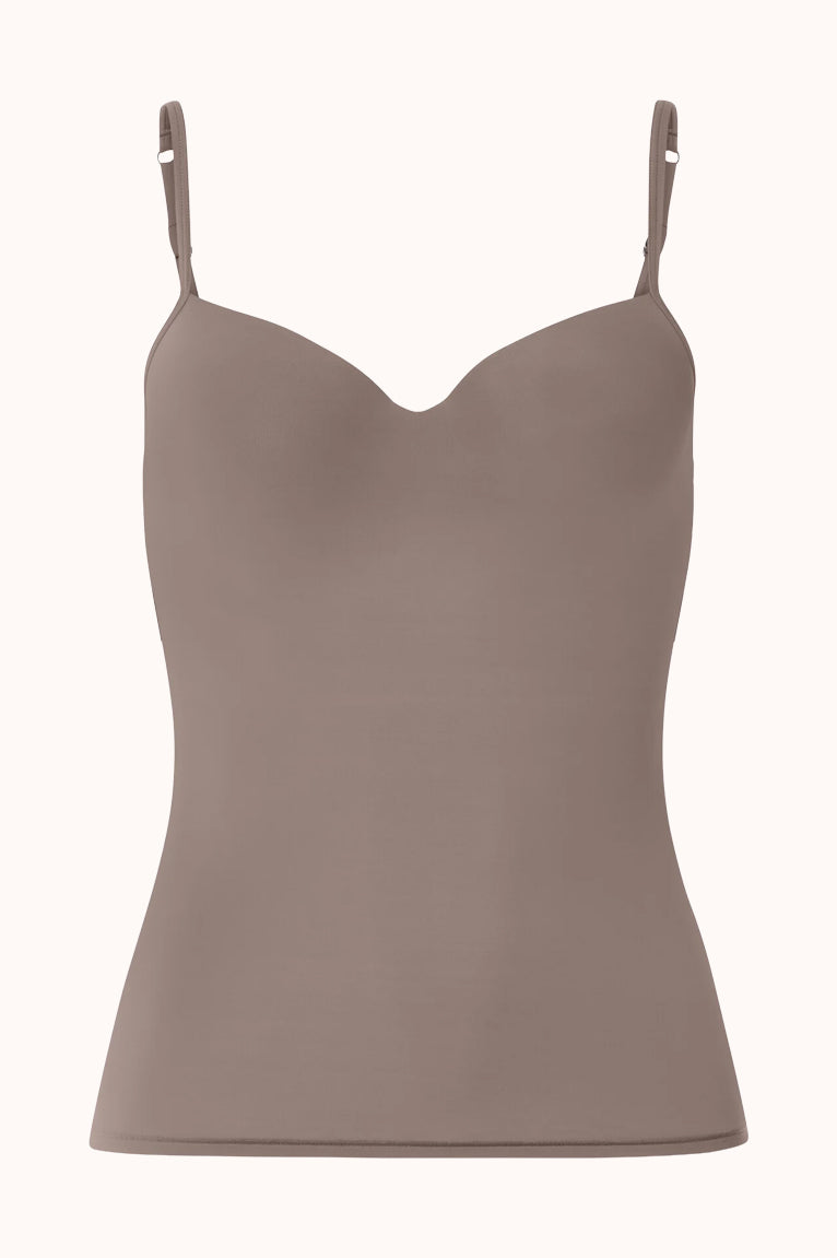 Hanro Allure Padded Bra Camisole Taupe (071462)
